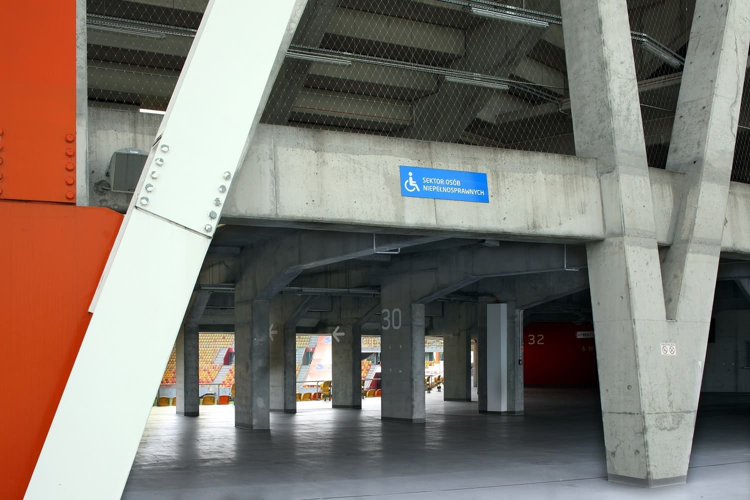 Stadium for the disabled
